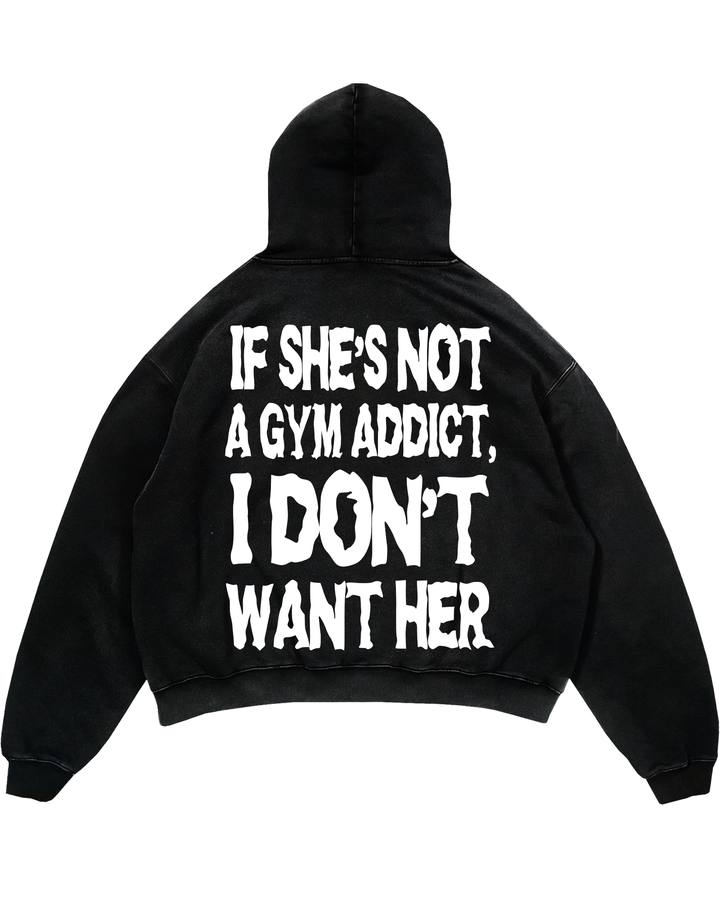 Gym Addict Oversized Hoodie