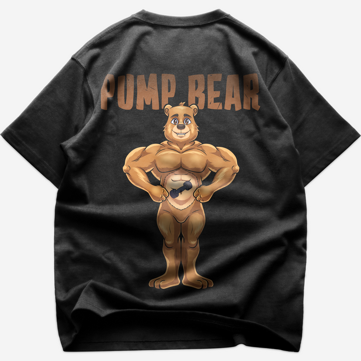 Pump Bear (backprint) Oversized Shirt