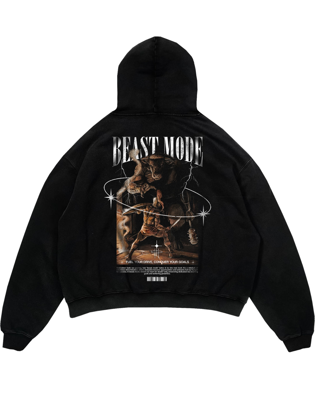 Beast Mode Oversized (Backprint) Hoodie