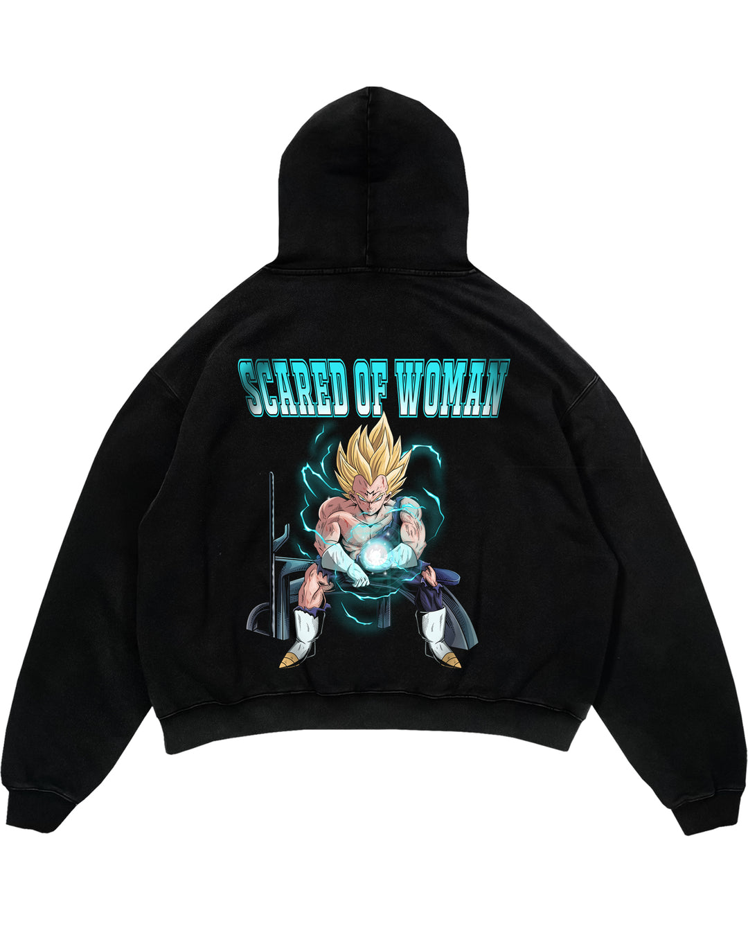 Scared of Woman Oversized (Backprint) Hoodie