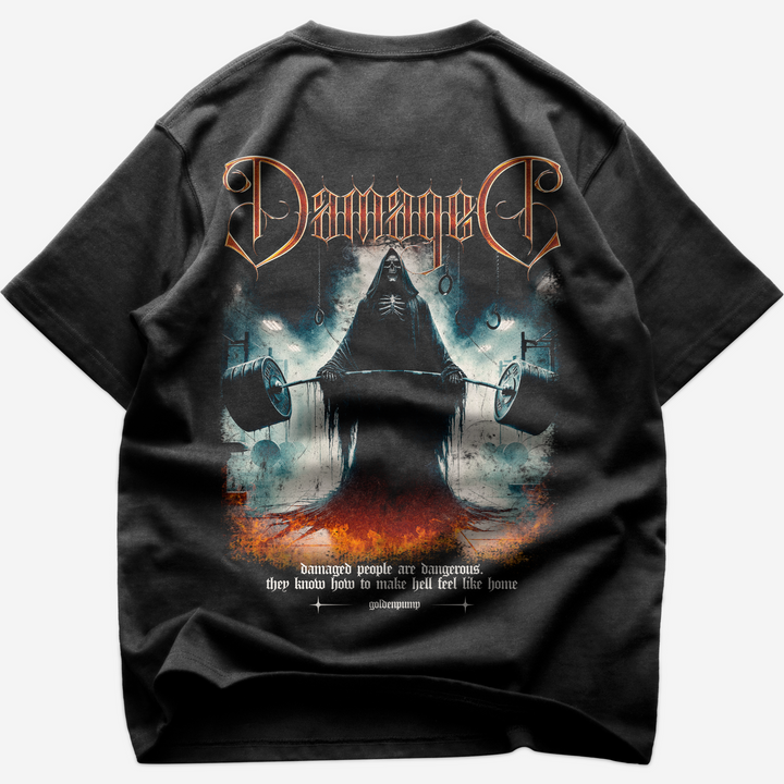 Damaged (backprint) Oversized Shirt